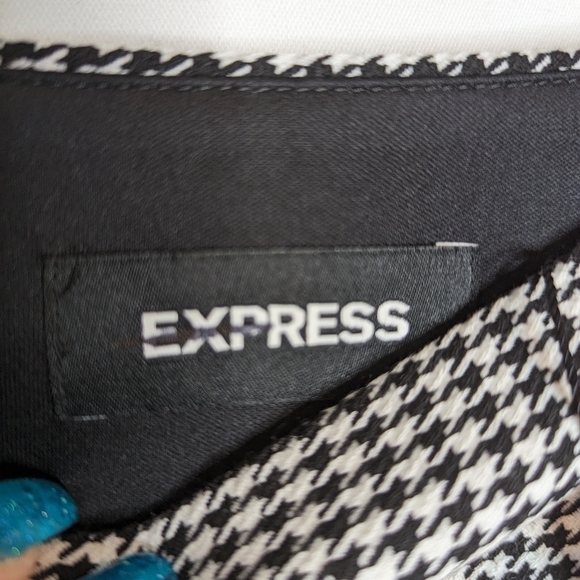 Express Cropped Houndstooth Pants - Picture 10 of 12